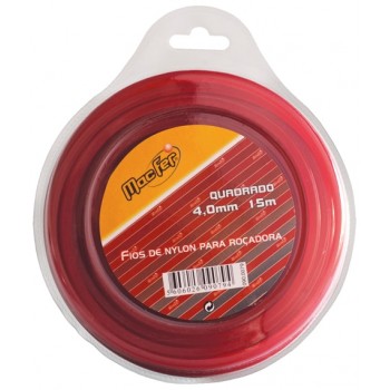 Fio Nylon p/ Roçadora Quadrado FNRQ-1 3,3mm 15m 090.0078